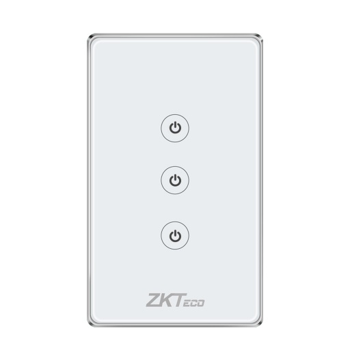 INTERRUPTOR DE LUZ INTELIGENTE 3 BOTONES ZKTECO - TUYA SMART