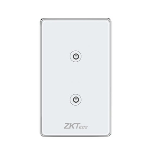 INTERRUPTOR DE LUZ INTELIGENTE 2 BOTONES ZKTECO - TUYA SMART